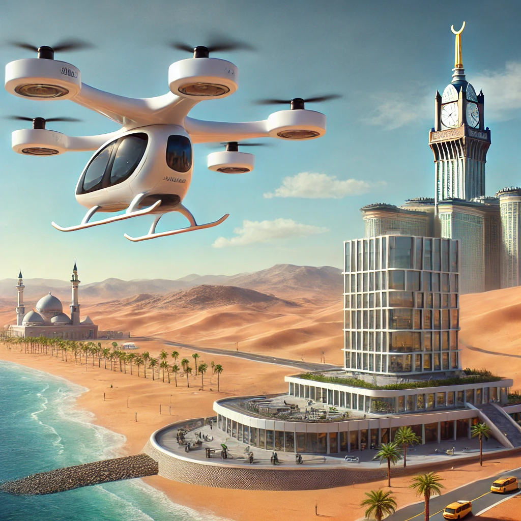 Saudia opte pour des taxis aériens électriques